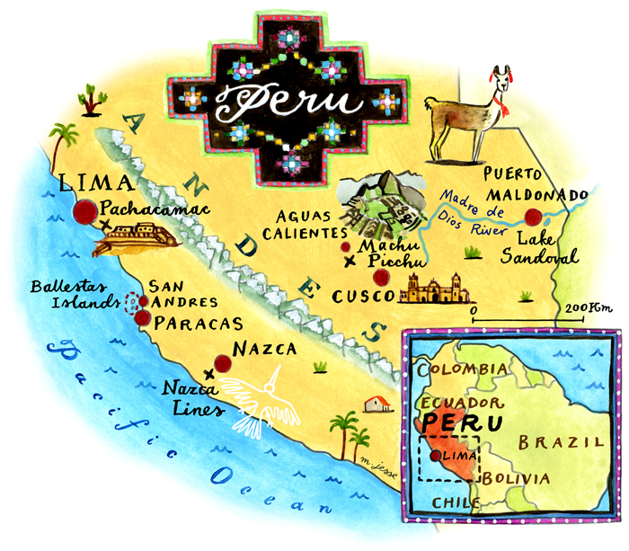 peru map